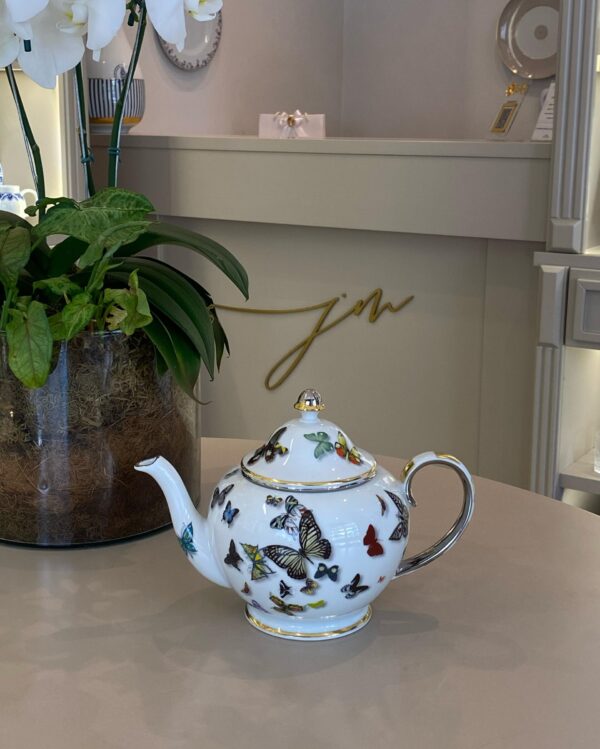 Bule Porcelana Butterfly Parade Vista Alegre