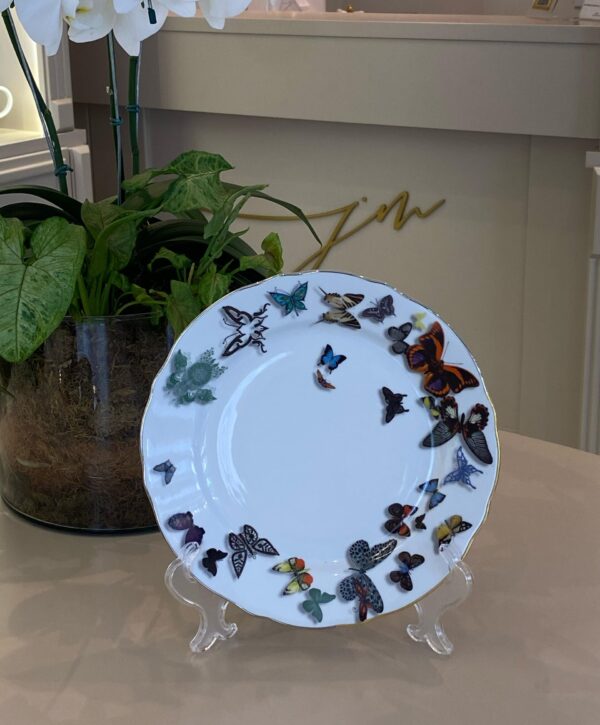 Prato Raso Porcelana Butterfly Parade