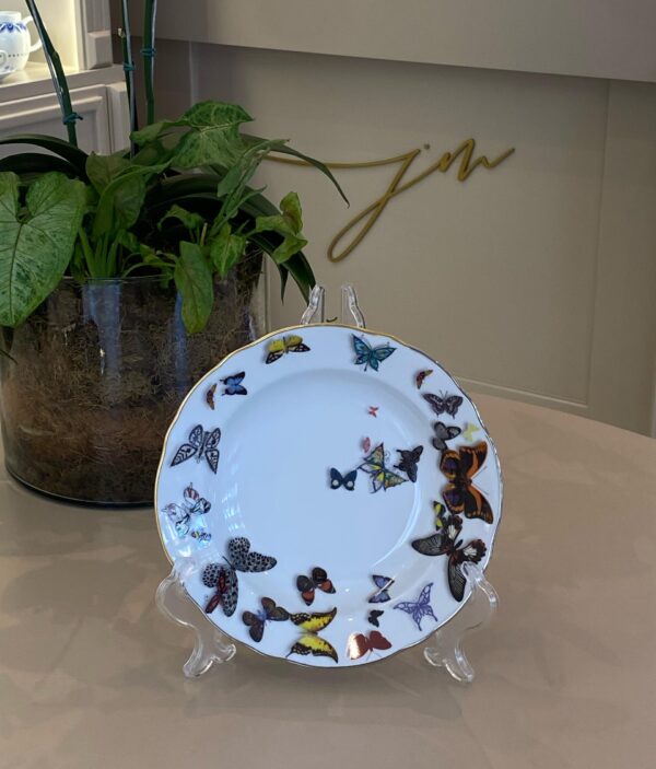 06 Prato Fundo Porcelana Butterfly Parade Vista Alegre
