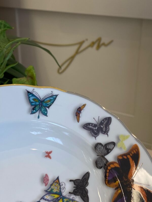 06 Prato Fundo Porcelana Butterfly Parade Vista Alegre - Image 2