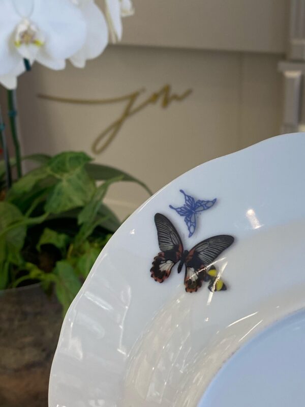 06 Prato Fundo Porcelana Butterfly Parade Vista Alegre - Image 3