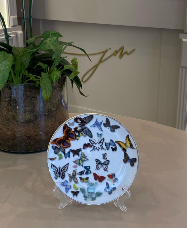 02 Prato Sobremesa Porcelana Butterfly Parade Vista Alegre