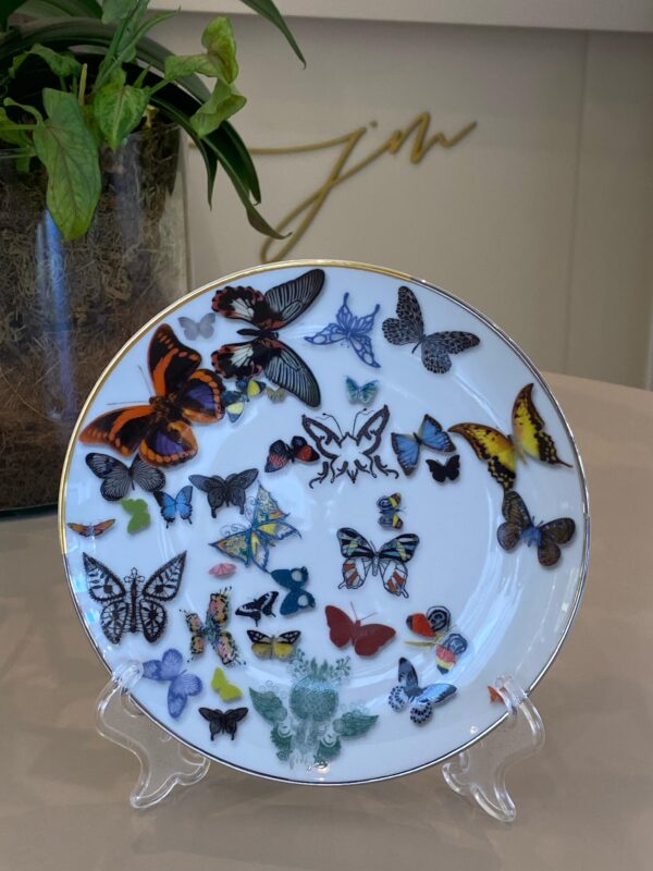 02 Prato Sobremesa Porcelana Butterfly Parade Vista Alegre - Image 2