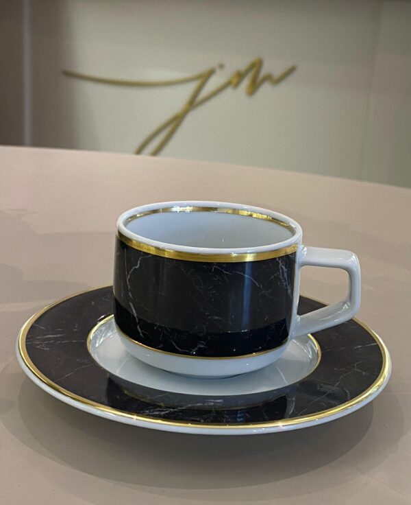 06 Xícaras Café Porcelana Carrara Vista Alegre