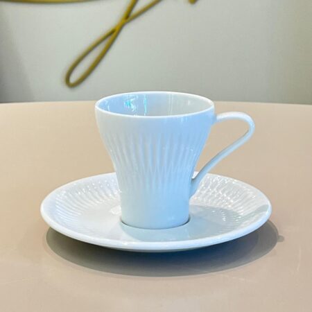 04 Xícara de Café com Pires Porcelana Utopia Vista Alegre