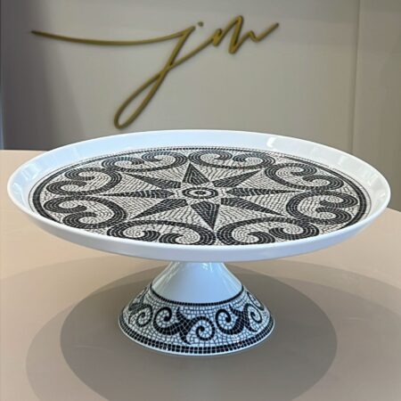 Prato de Bolo Porcelana Calçada Portuguesa Vista Alegre
