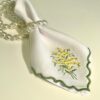 06 Guardanapo de Linho Buque Amarelo Flor de Lis