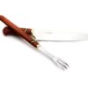 Kit Churrasco e Cozinha com Faca Chef Mor 10" e Garfo Zakharov